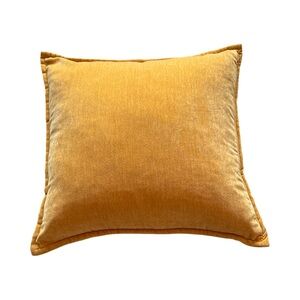 Golden Chenille Accent Pillow